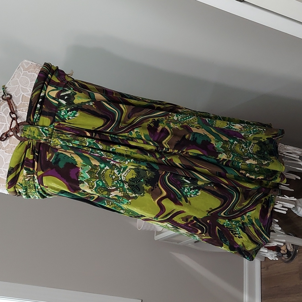 Dress/top beaded neck tie.